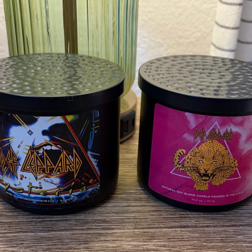 Def Leppard Candle Set Limited Edition